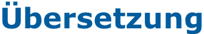 Übersetzung